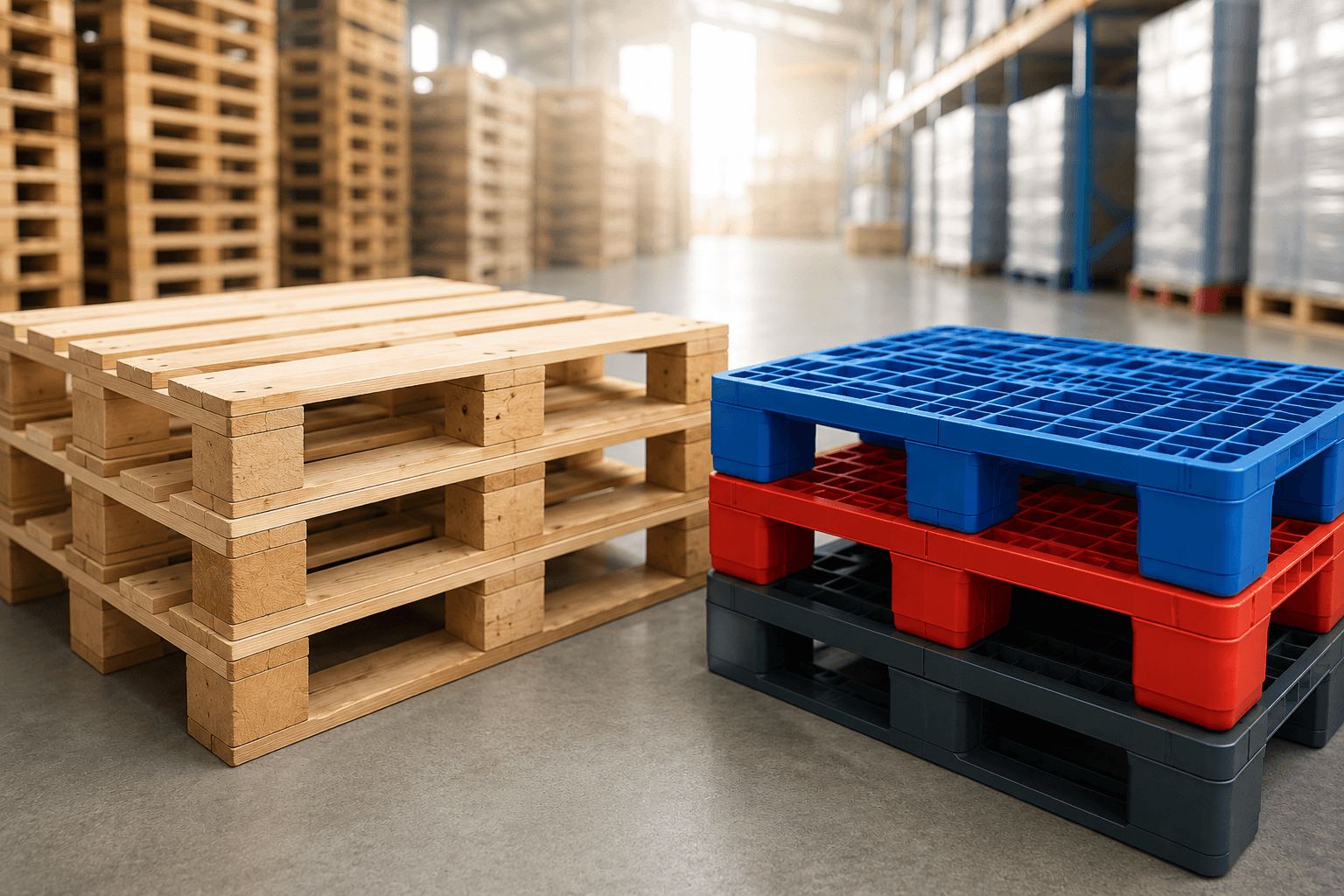 Wood or Plastic Pallets: Which Solution to Choose for Your Industry