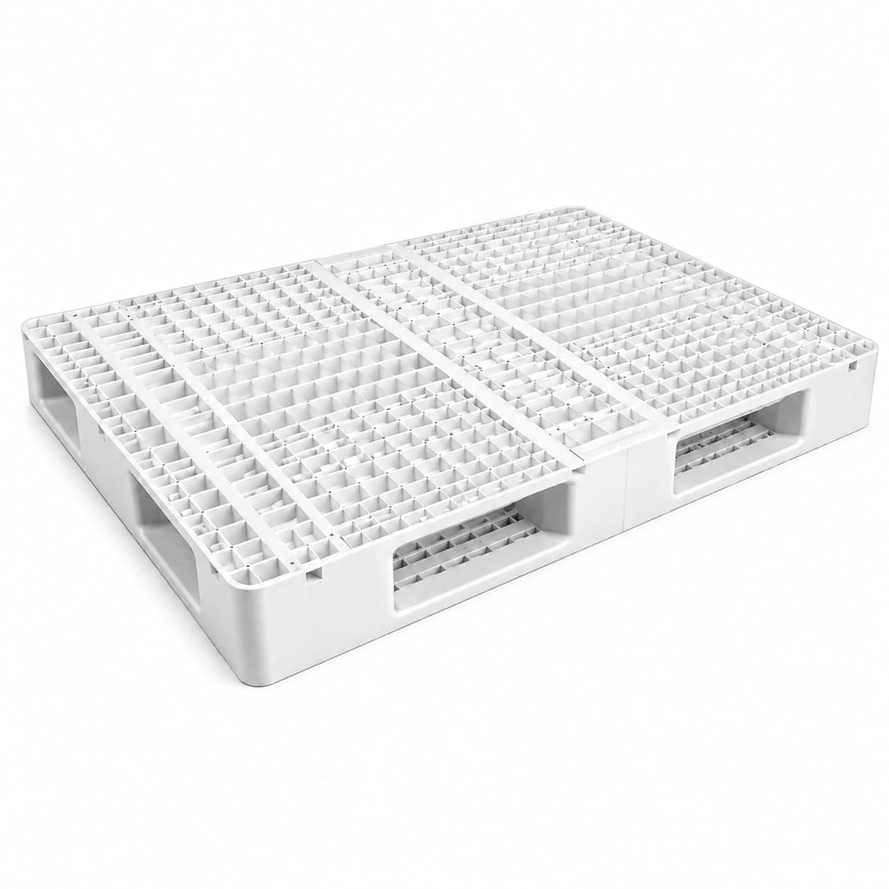 Palette Plastique blanche – Double Face 1200 × 1000 mm