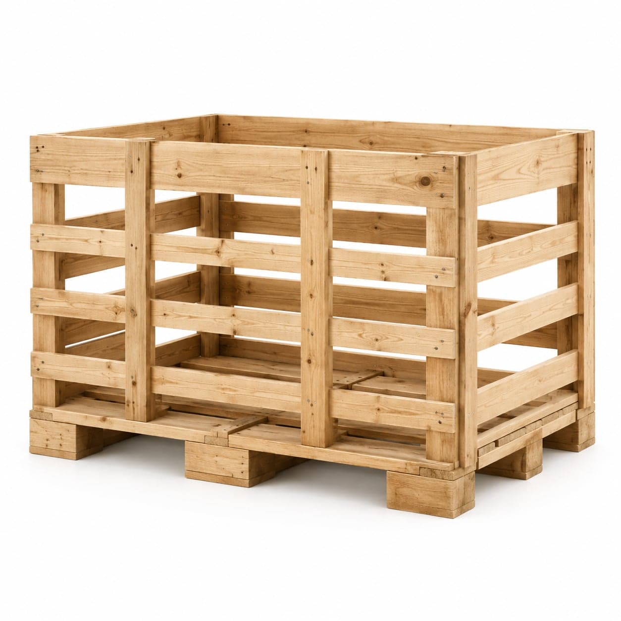 Wood Palox Bin