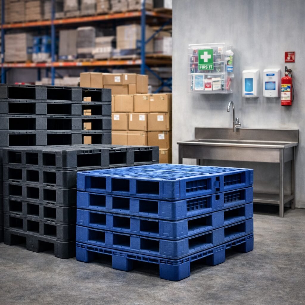 palettes en plastique